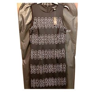 WHBM black sheath sleeveless.